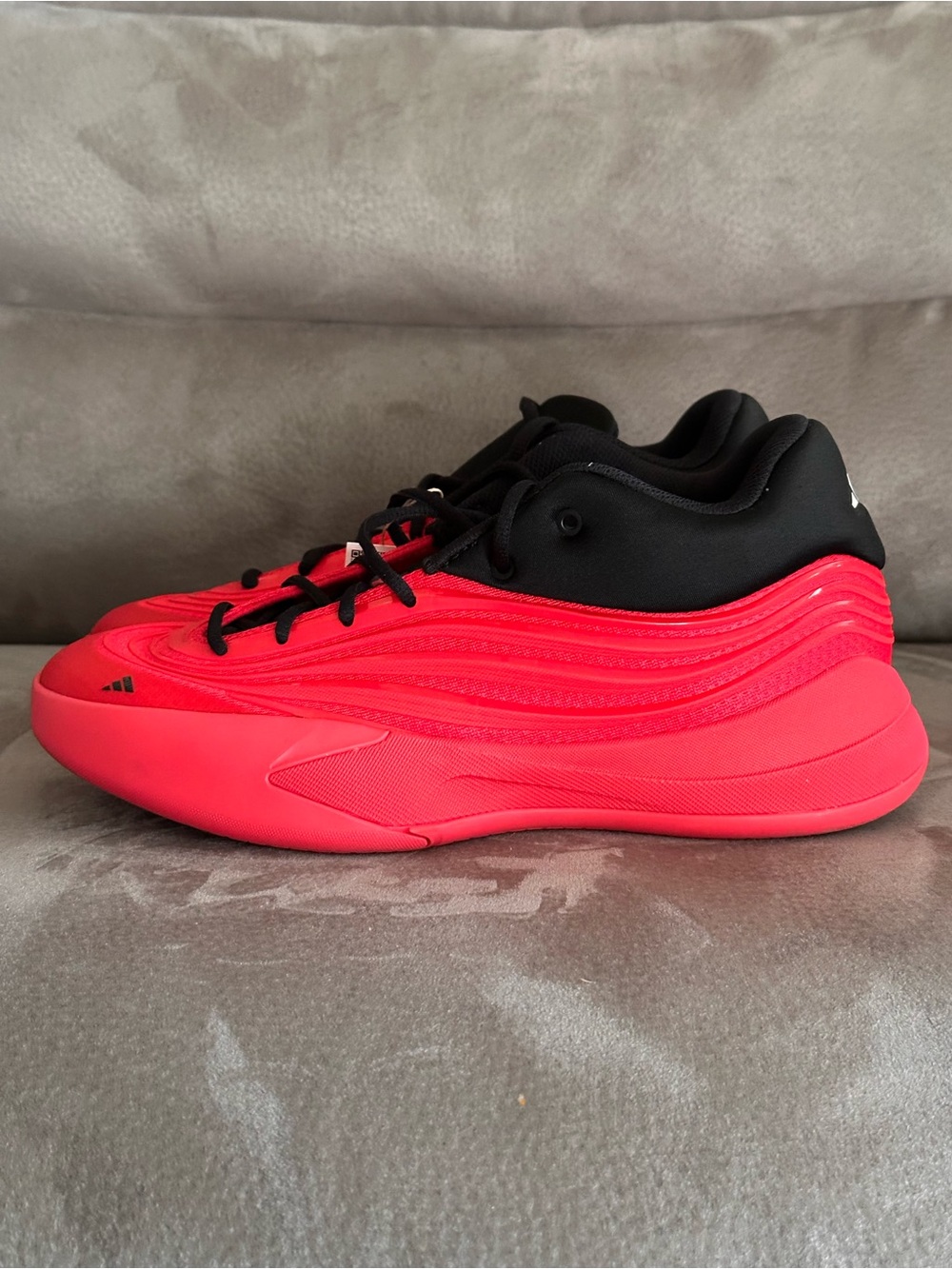 adidas Dame X Red Black Size 8.5 Basketball Shoes New